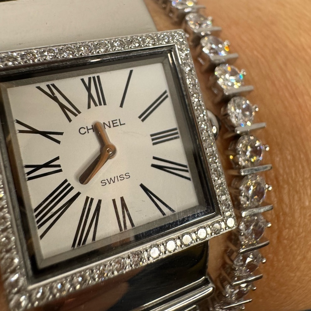 CHANEL Mademoiselle H0830 Diamond Bezel Bangle Watch watch women TO161560 - Picture 2 of 14